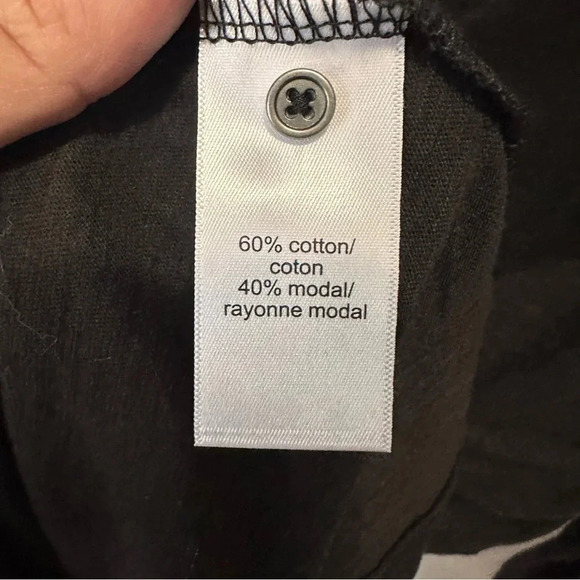 Maurice's 24/7 Henley top. Black. Nwt. Size XS - Picture 5 of 7